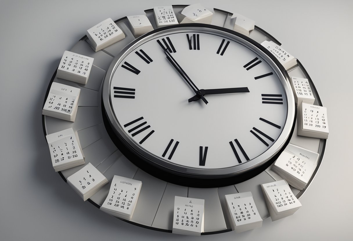 A clock displaying 3:32, a calendar with the 32nd marked, and a calculator showing 32 multiplied by 32