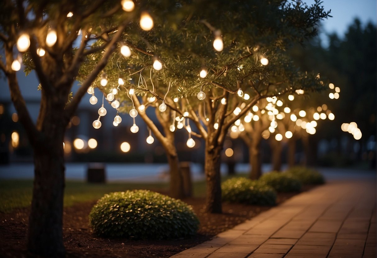 How To Decorate Outdoor Trees With Lights Sleek Space