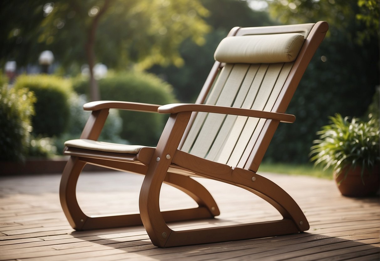 A sturdy, weather-resistant outdoor chair with ergonomic design and easy-to-clean materials