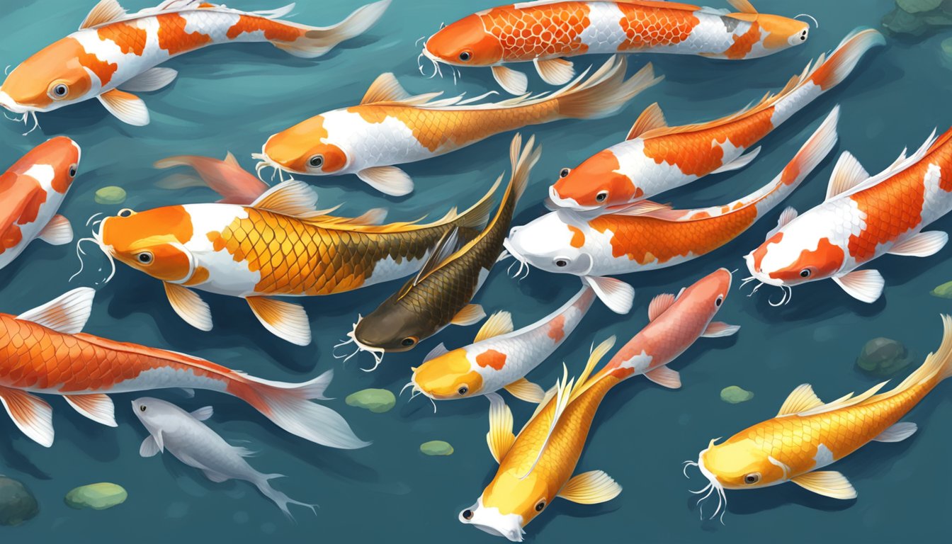A person buys koi online, then imports them