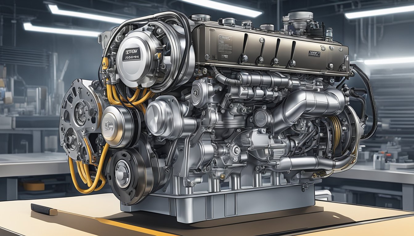 A Toyota 3B Diesel engine