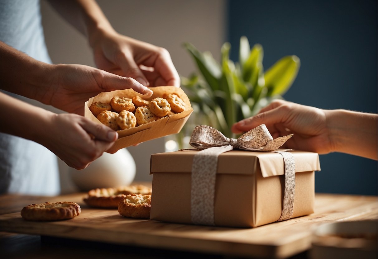 Gluten-free community members connect and share gluten-free gifts in a vibrant online space