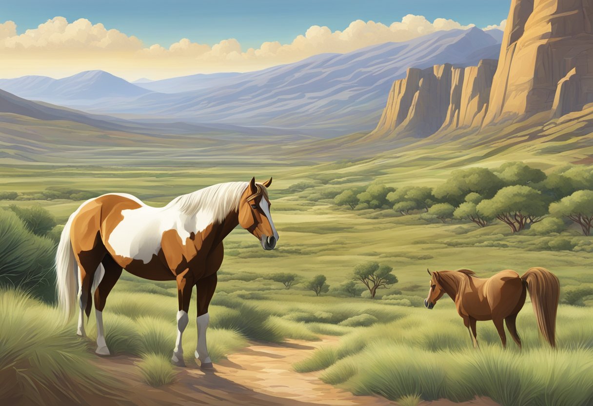 Lush grasslands, rugged mountains, and vast deserts shape the emergence of specific horse breeds