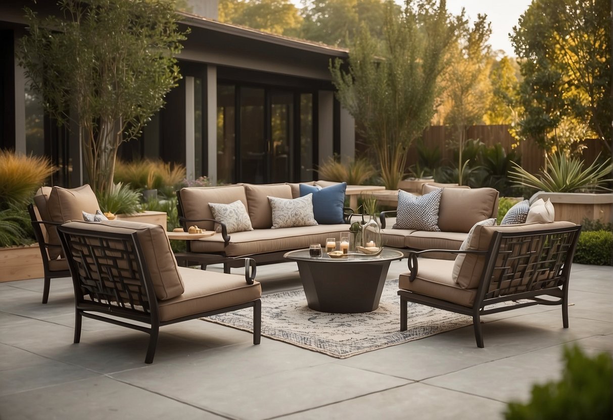 A side-by-side comparison of Brown Jordan outdoor furniture next to other brands, highlighting key features and price tags