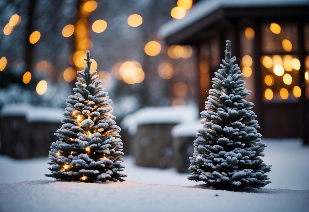 A sturdy outdoor Christmas decoration withstands harsh weather. Quality products available at local stores or online retailers