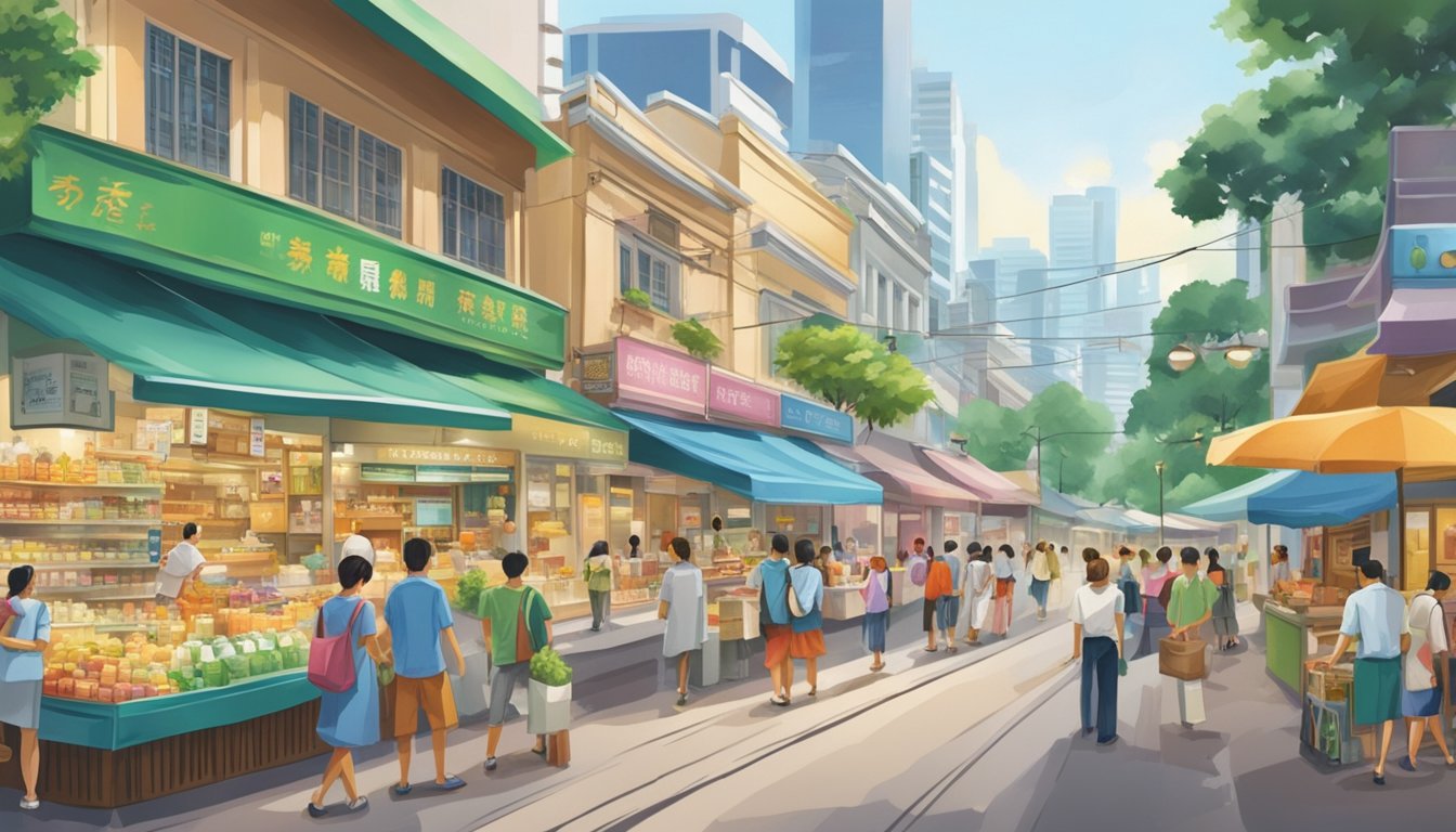 The bustling streets of Singapore showcase a variety of stores, from modern appliance shops to traditional markets, all offering a range of milk frothers for purchase