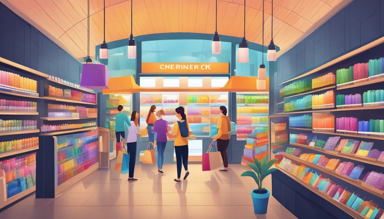 Customers browse online, selecting slate pencils to purchase. Vibrant colors and smooth textures enhance the shopping experience