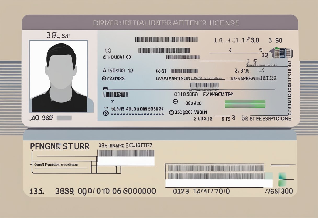 A driver's license with points transferring after expiration. No human subjects, just the license and transfer process