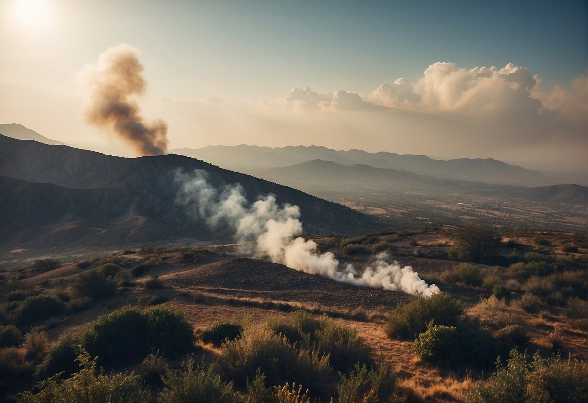 Outdoor air pollutants originate from natural sources such as volcanic eruptions, forest fires, and dust storms