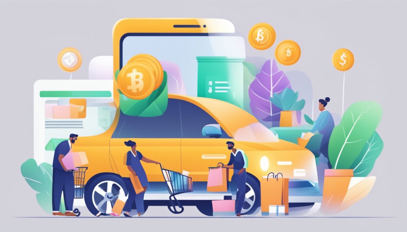 Customers effortlessly browse and select products online. Items smoothly transition from cart to payment, culminating in a seamless shopping experience