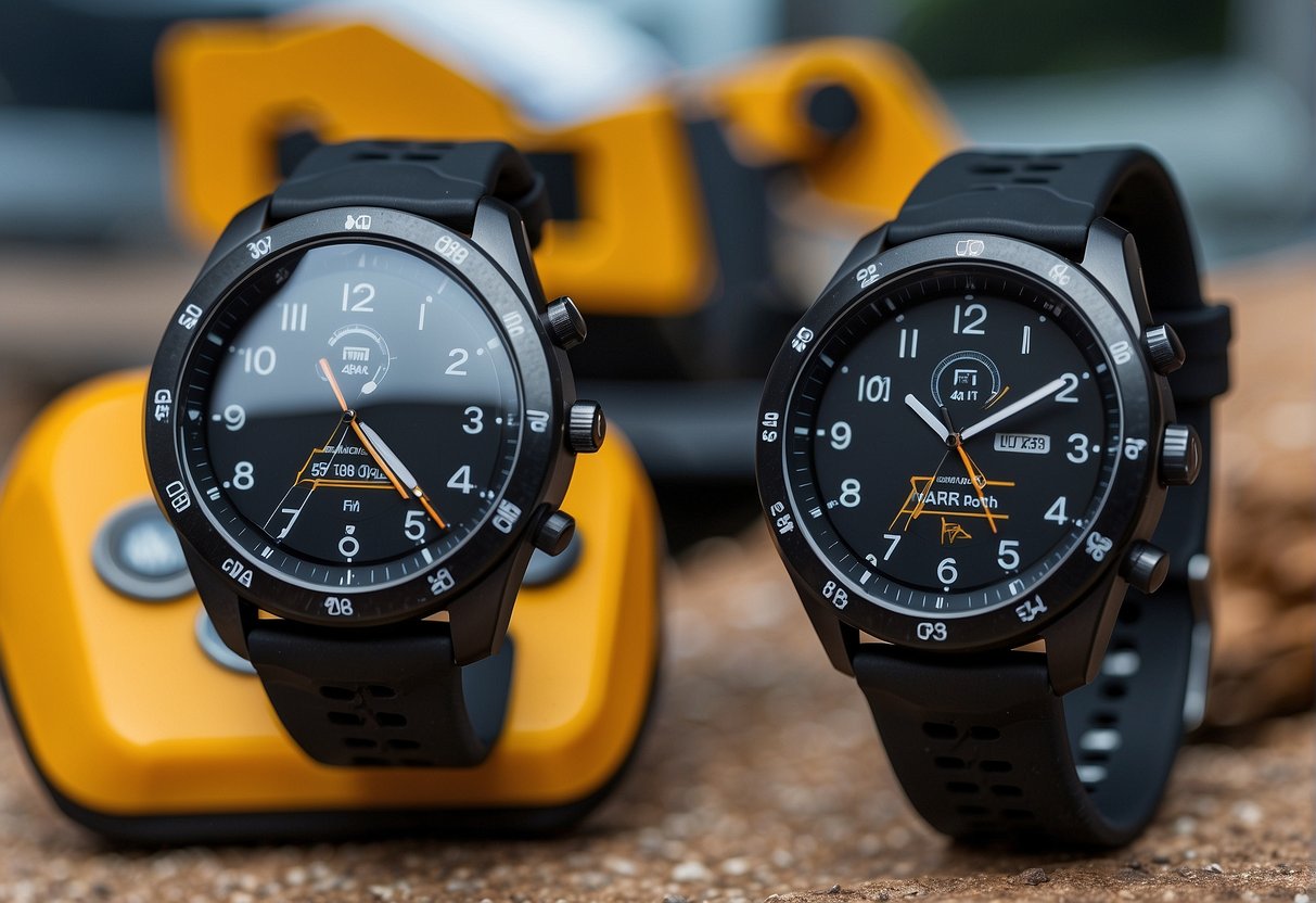 Durable smart watches track health and functionality for construction workers