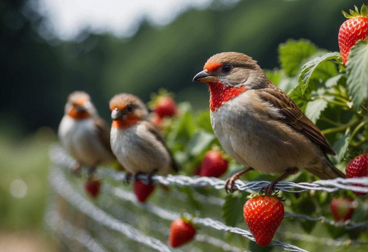 How to Stop Birds from Eating Strawberries: Effective Protection Strategies for Your Garden