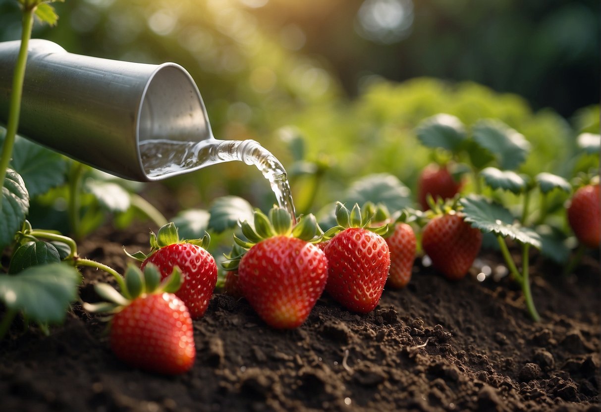 How Much Should You Water Strawberries: Essential Irrigation Tips For Lush Berries