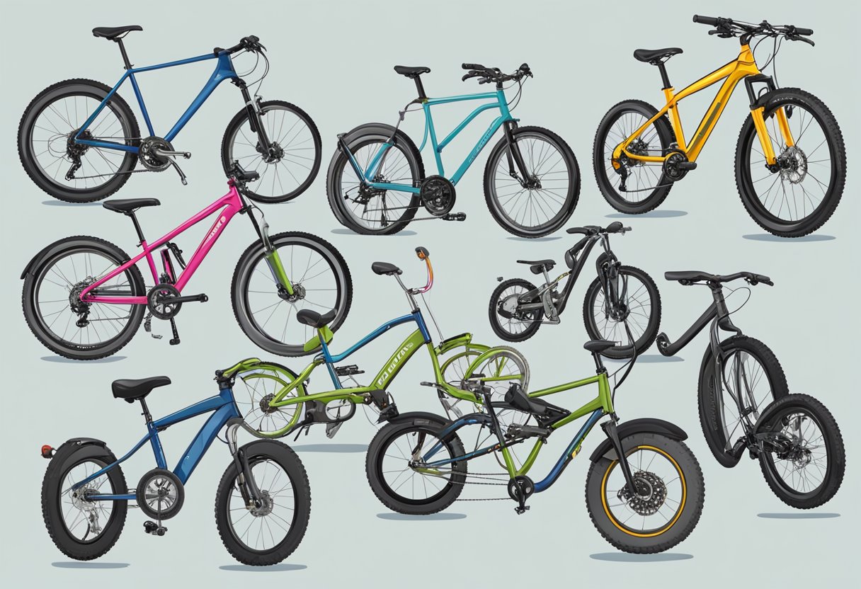 Different bike sizes sale