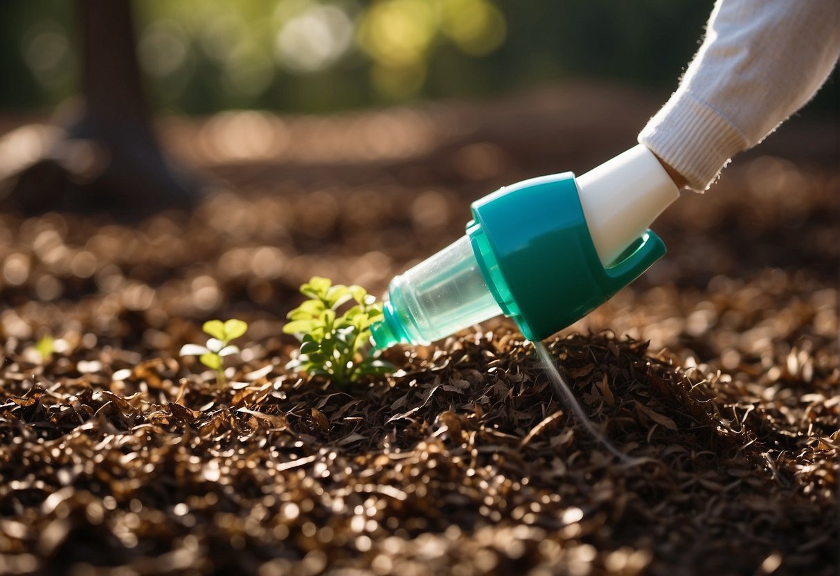 Can You Spray Roundup on Mulch: Safe Application Practices for Weed Control