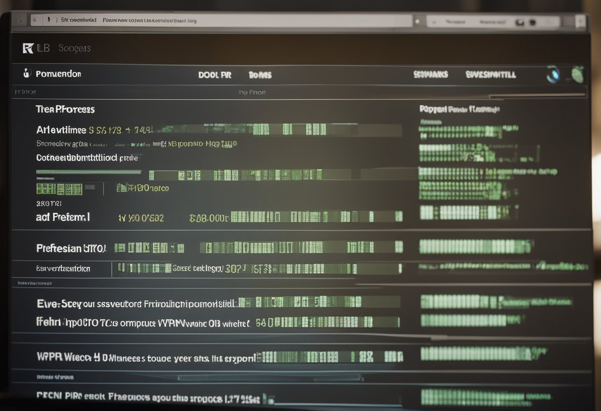 A computer screen displaying the setup process for a VPN on a Windows operating system, with a series of prompts and options visible on the screen