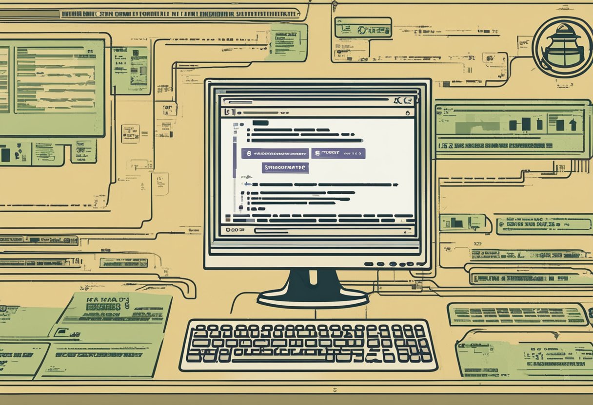 A computer screen displaying the Kaspersky VPN interface with a connected status and a secure connection symbol