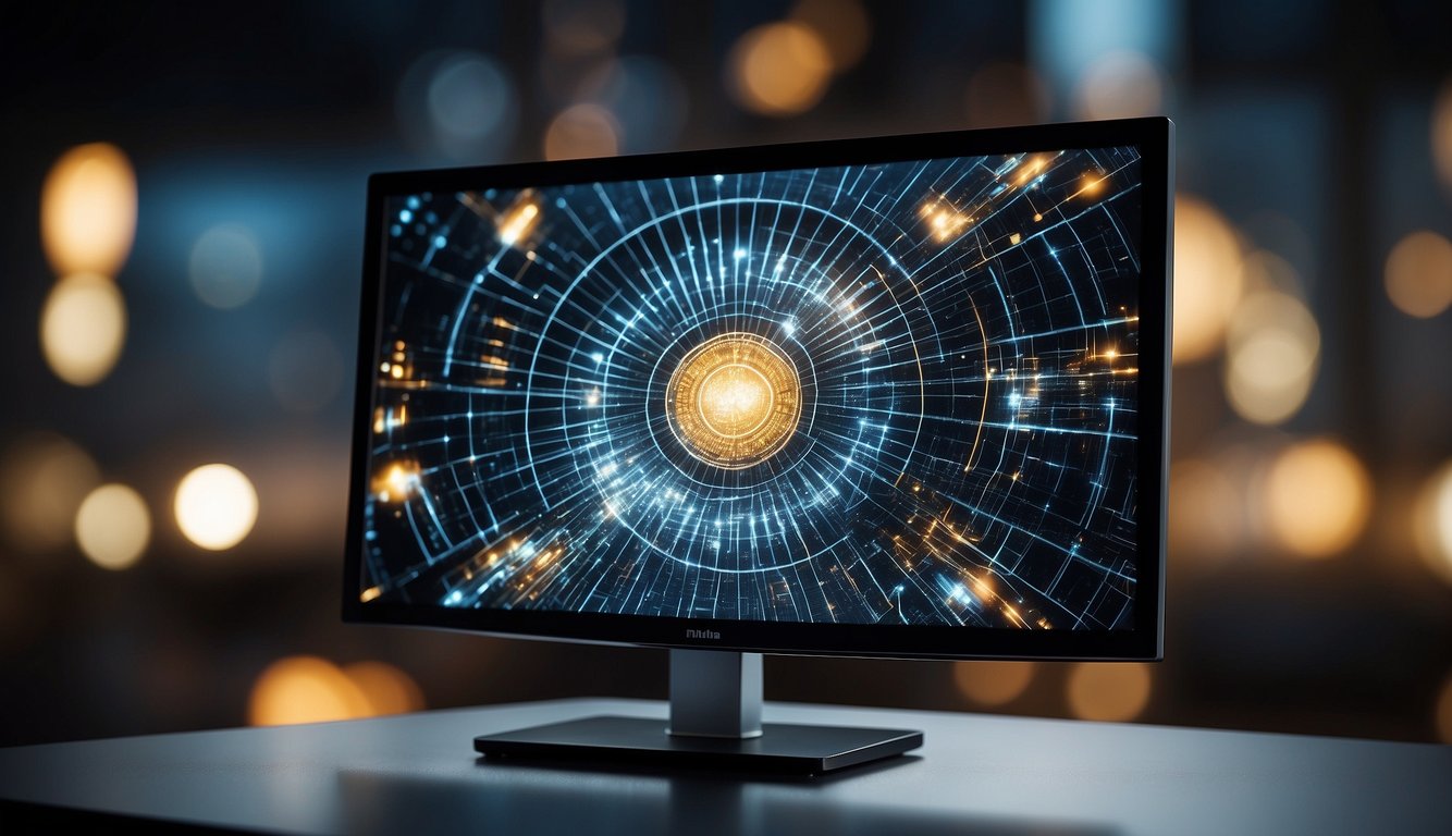 A monitor with high resolution, ample size, and essential features