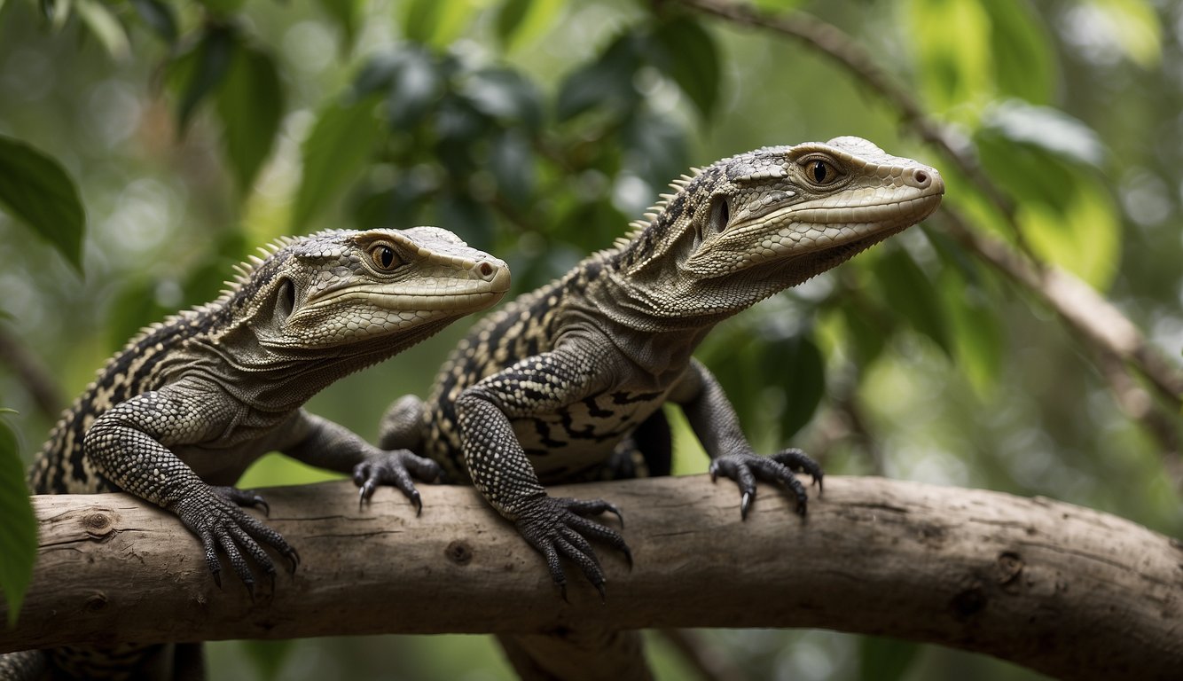 Monitor Lizards' Tree-Top Territory Wars: A Peek into Arboreal ...