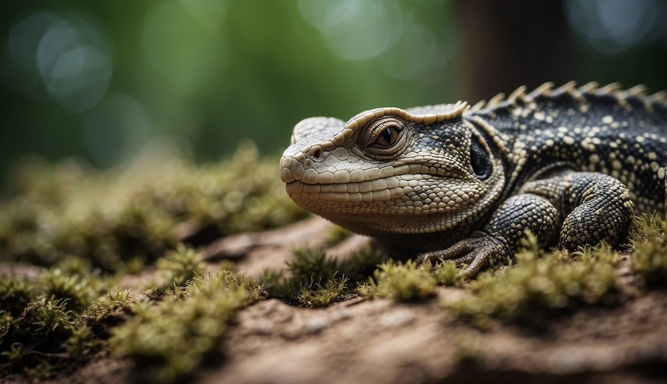 Reptiles change color to signal emotions, blending into surroundings for protection