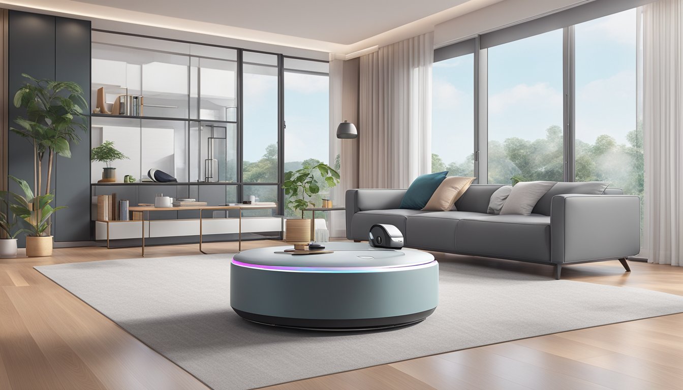 The Xiaomi Roborock Range displayed in a modern Singaporean home, with sleek design and advanced technology