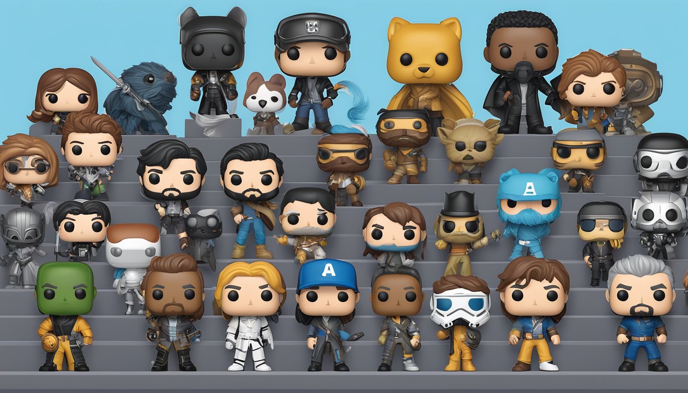 A display of Fandom-Specific Funko Pop Collections, featuring various characters and themes, available for purchase online