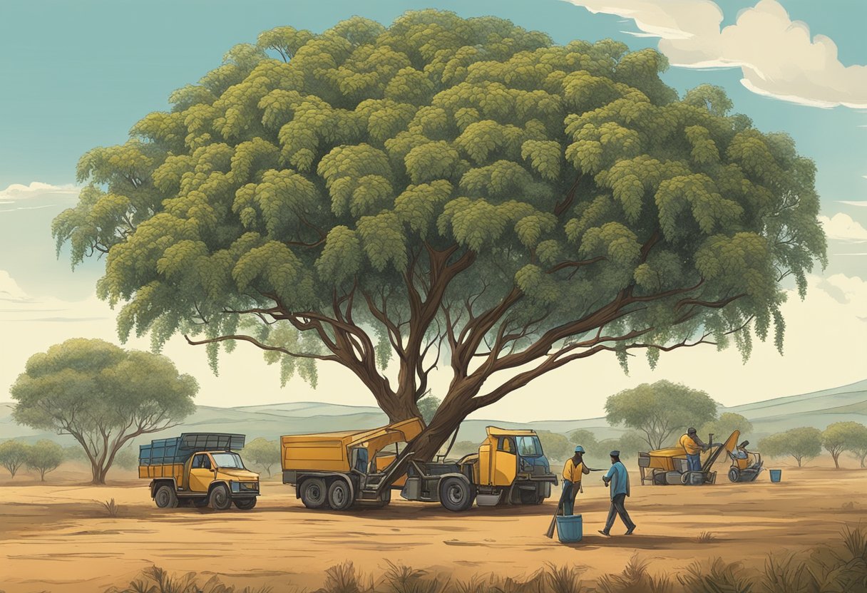 Acacia trees are being harvested for superfood coffee production in South Africa, showcasing sustainable practices and environmental implications
