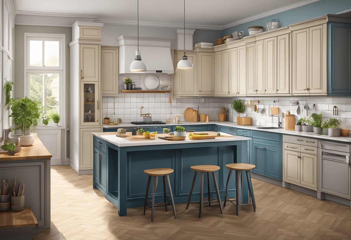 Eine Küche wird in Wien montiert, wobei der Fokus auf Kundenservice und Zufriedenheit liegt