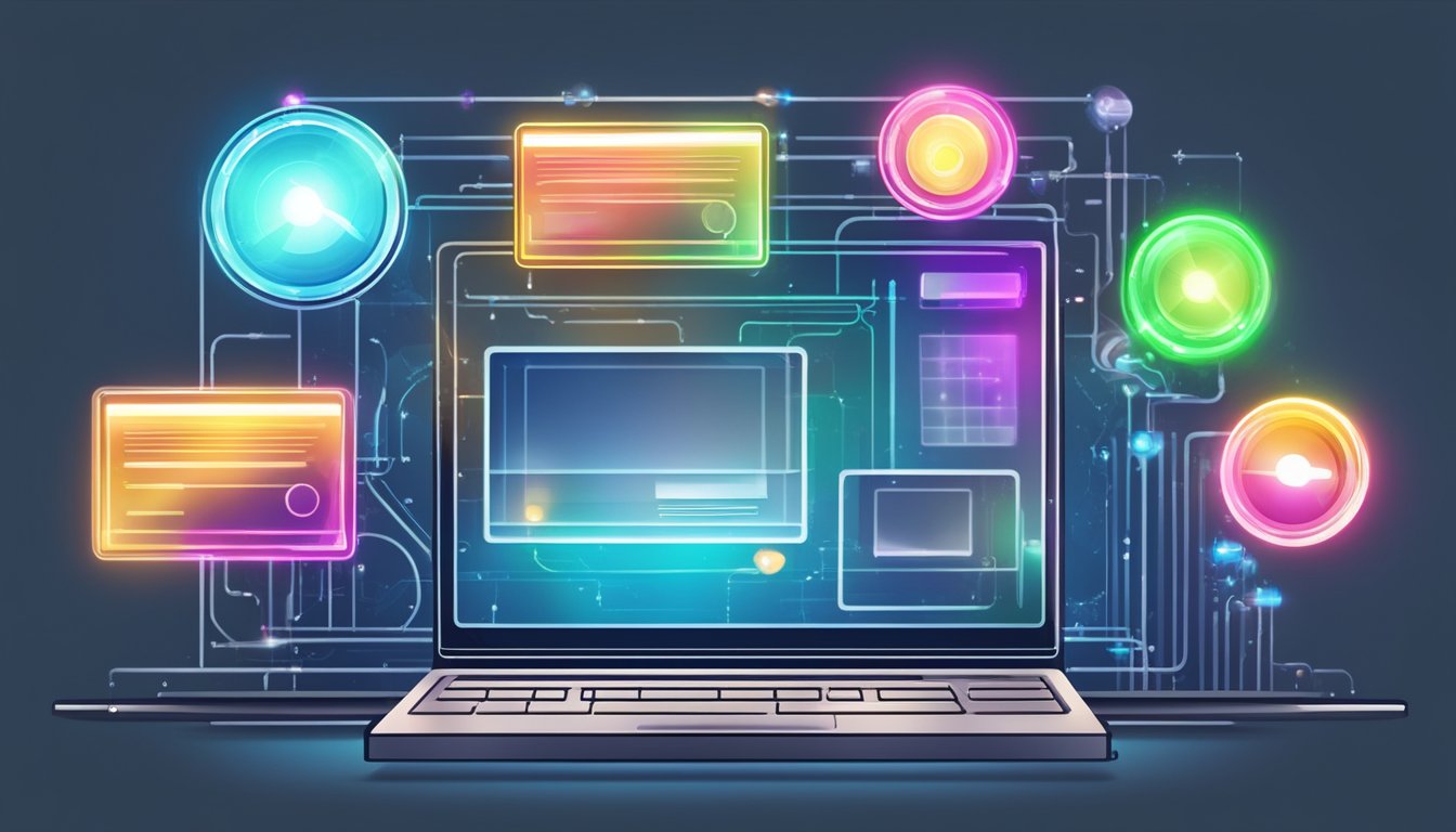 A computer screen showing a website with a variety of LED spotlights for sale. A cursor hovers over the "add to cart" button