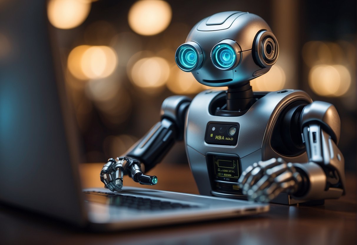 Un robot de référence envoie des messages automatisés à des clients potentiels, générant des prospects et stimulant la croissance de l'entreprise.