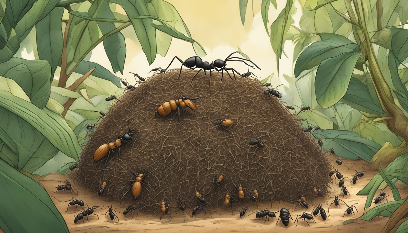 Ant-keeping adventure begins with a queen ant in Singapore, surrounded by her worker ants and a carefully constructed nest