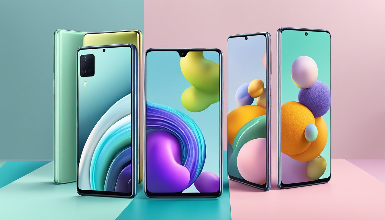 The Samsung Galaxy A51 is a sleek, modern smartphone with a large, vibrant display, a quad-camera setup, and a slim, elegant design