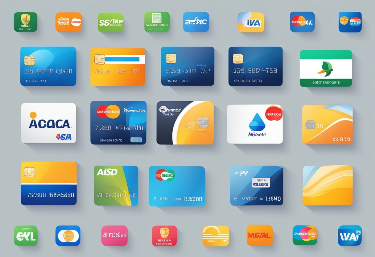 Multiple provider logos displayed with ACH/Credit Card symbols, representing various payment processing options