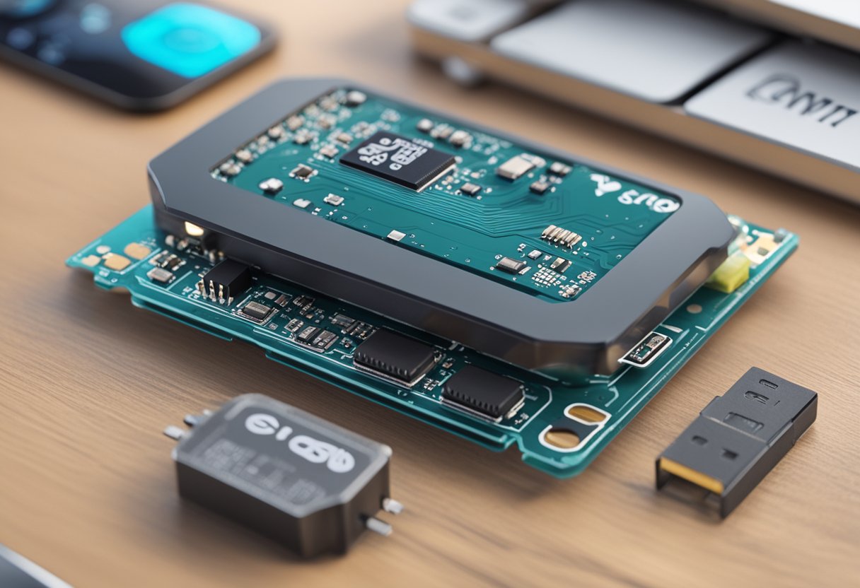 A small IoT device monitors an SD card's health status using advanced technologies