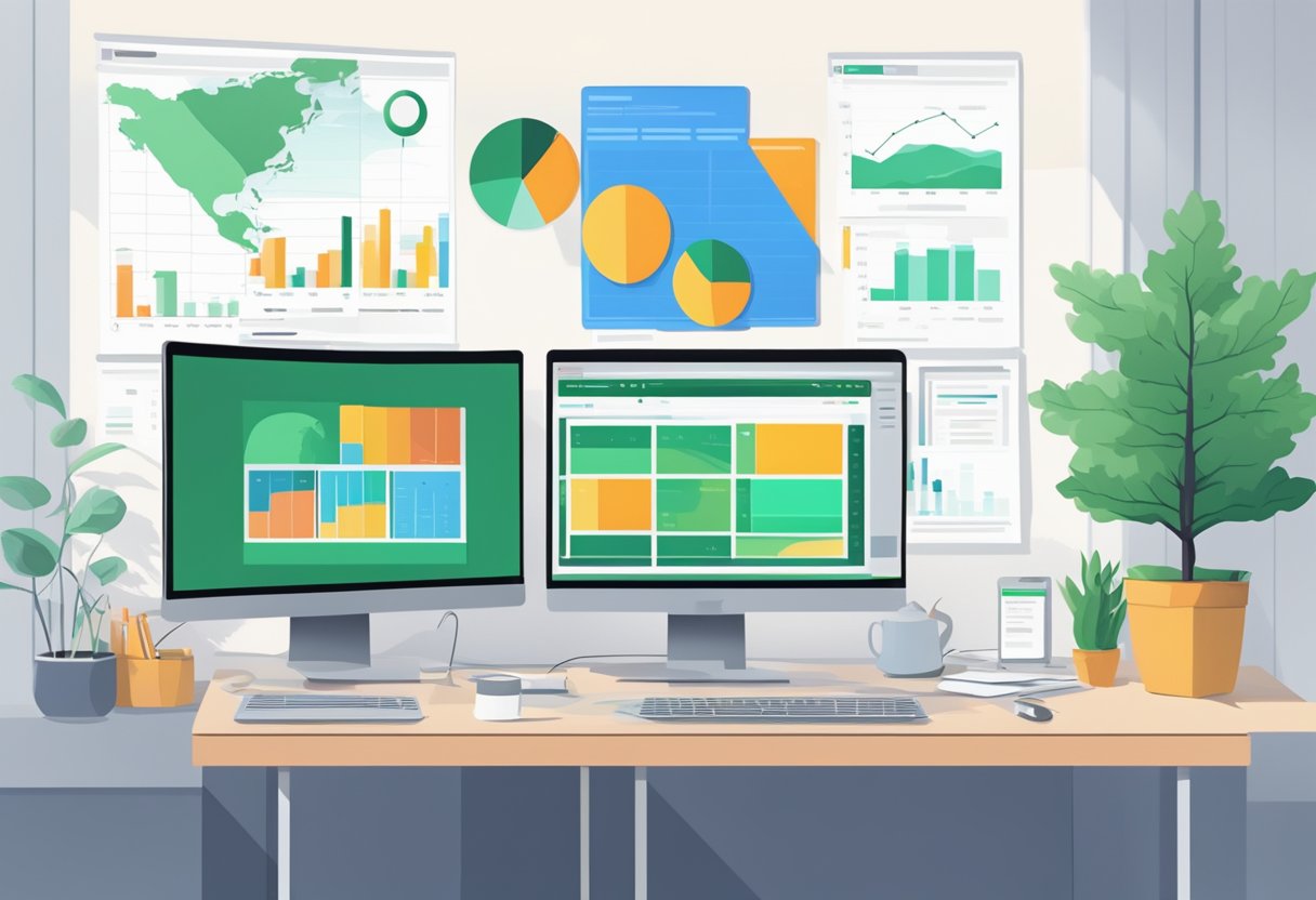 Data analytics tools and tracking systems monitor affiliate promotions, showing the contrast between long-term evergreen campaigns and short-lived ones