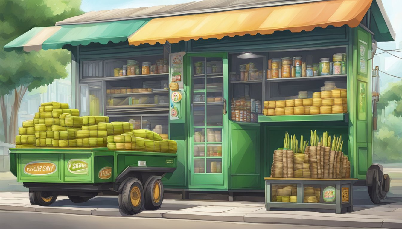 A shop in Singapore sells sugar cane machines