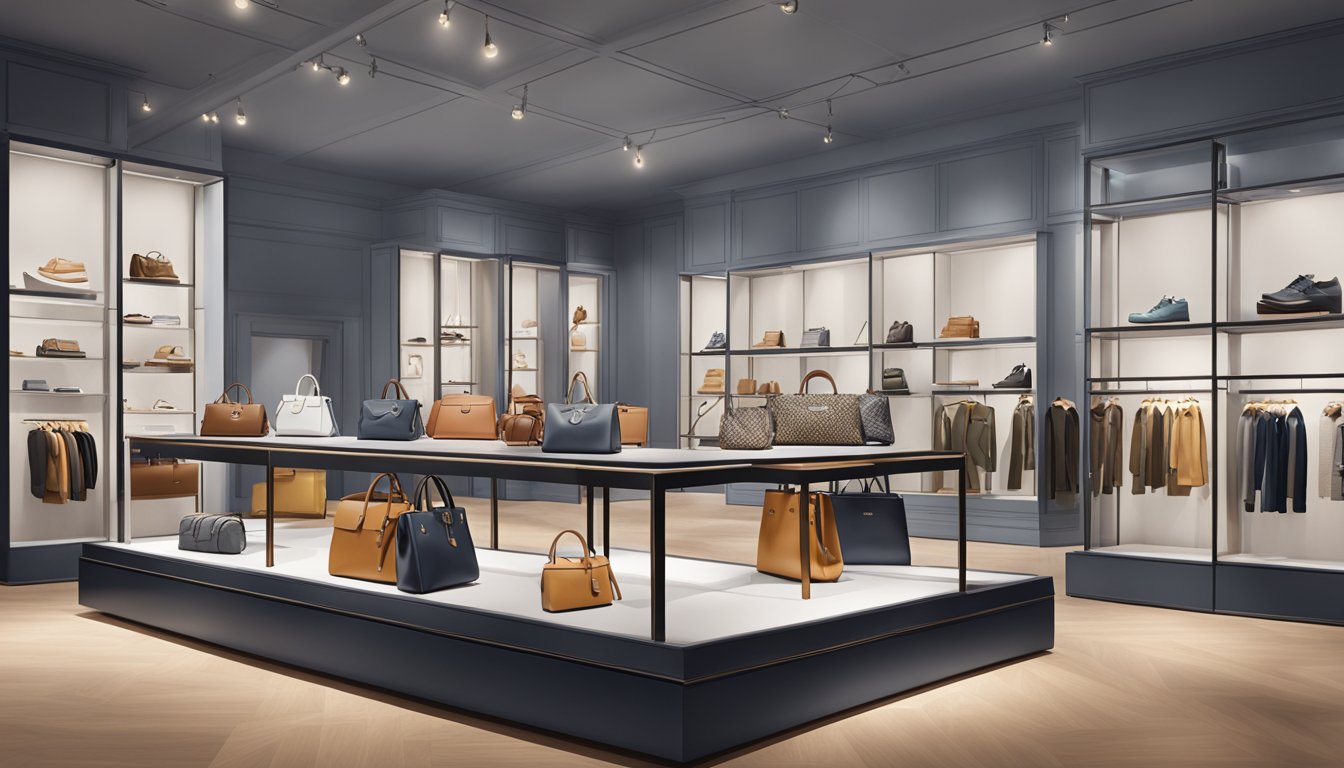 A display of the latest Coach collections showcased in a modern, sleek online store setting