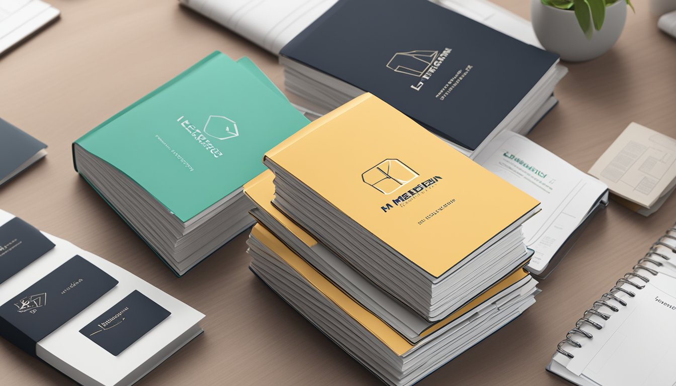 A stack of branded FAQ booklets on a clean, modern desk with the Le Meridien logo prominently displayed