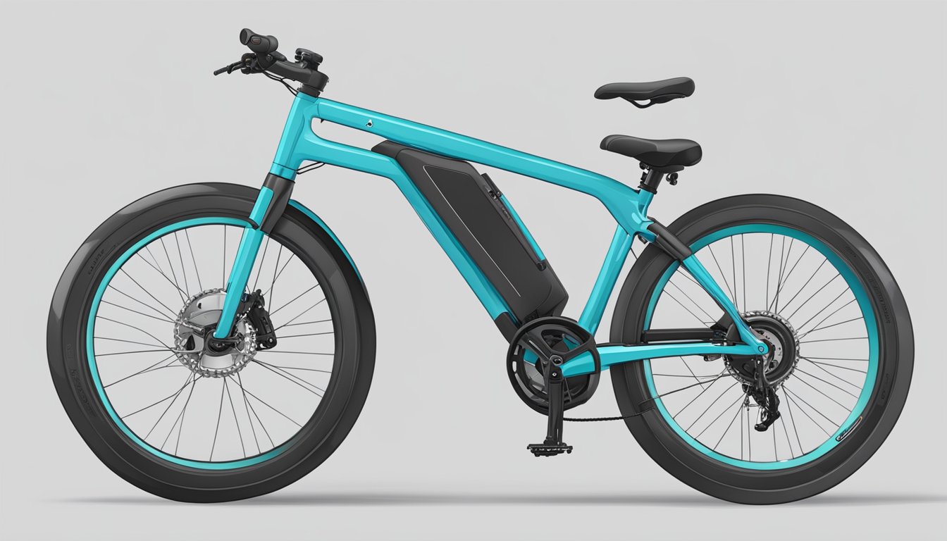 An electric bicycle displayed on a website with a "Frequently Asked Questions" section