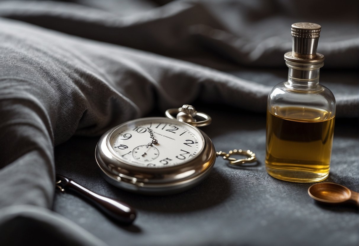 A silver pocket watch sits on a velvet cushion, surrounded by a soft cloth and a small brush. A tiny bottle of oil and a polishing cloth are nearby
Silver Pocket Watch