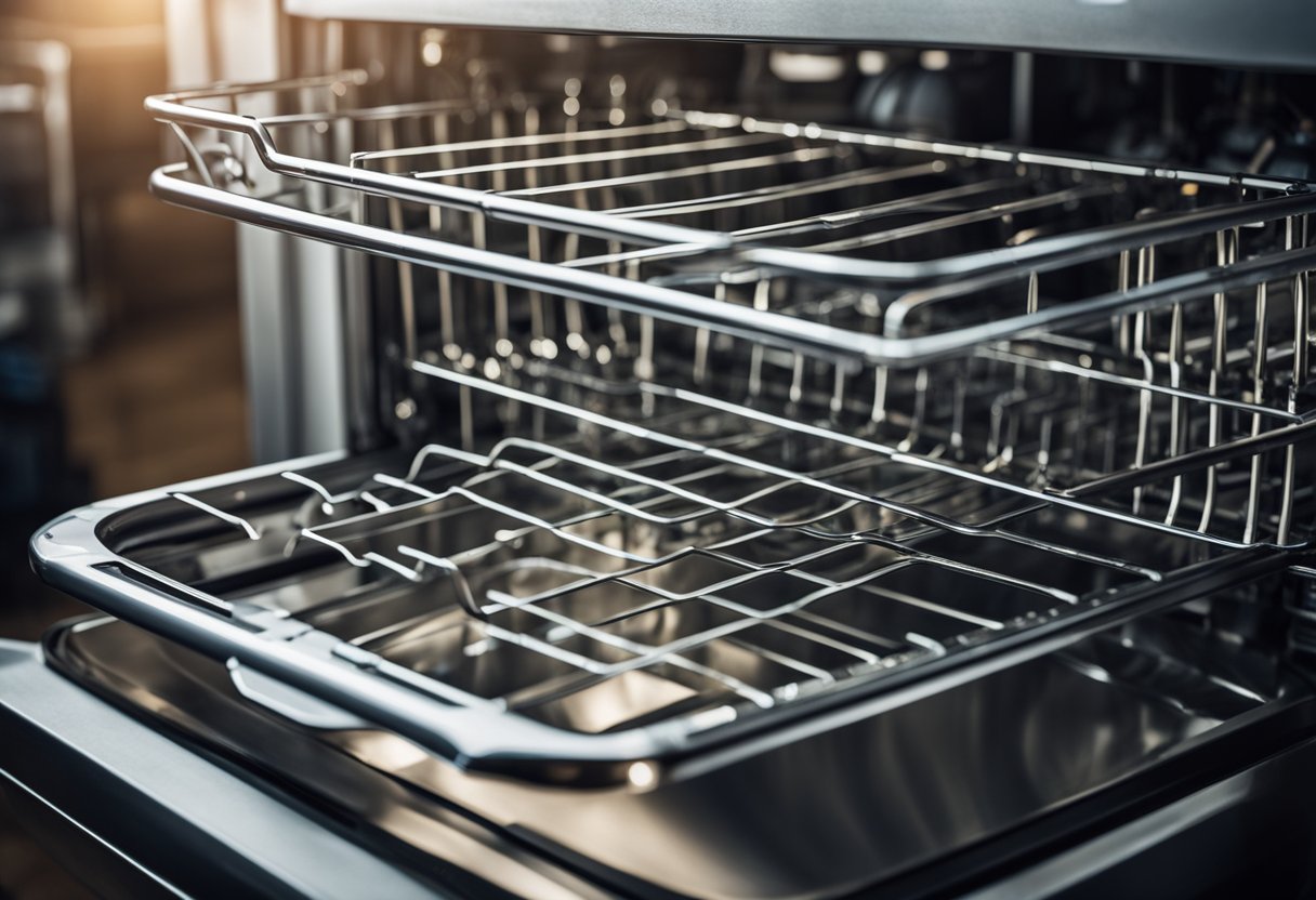 An average dishwasher using electricity