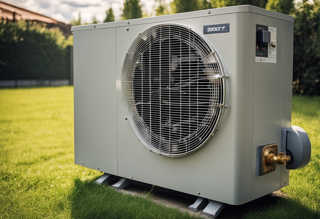 A heat pump using a lot of electricity to understand its energy consumption