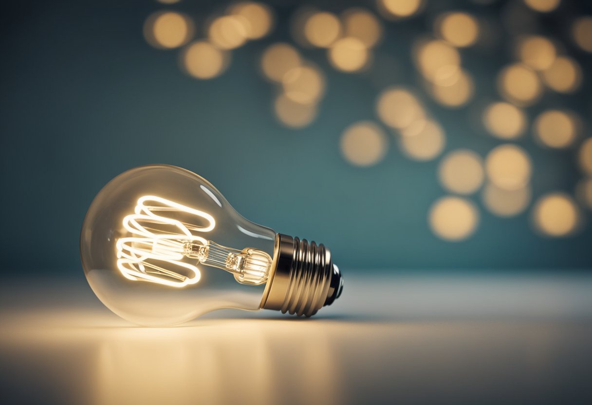 A lightbulb illuminating a price tag, symbolizing the concept of spot price