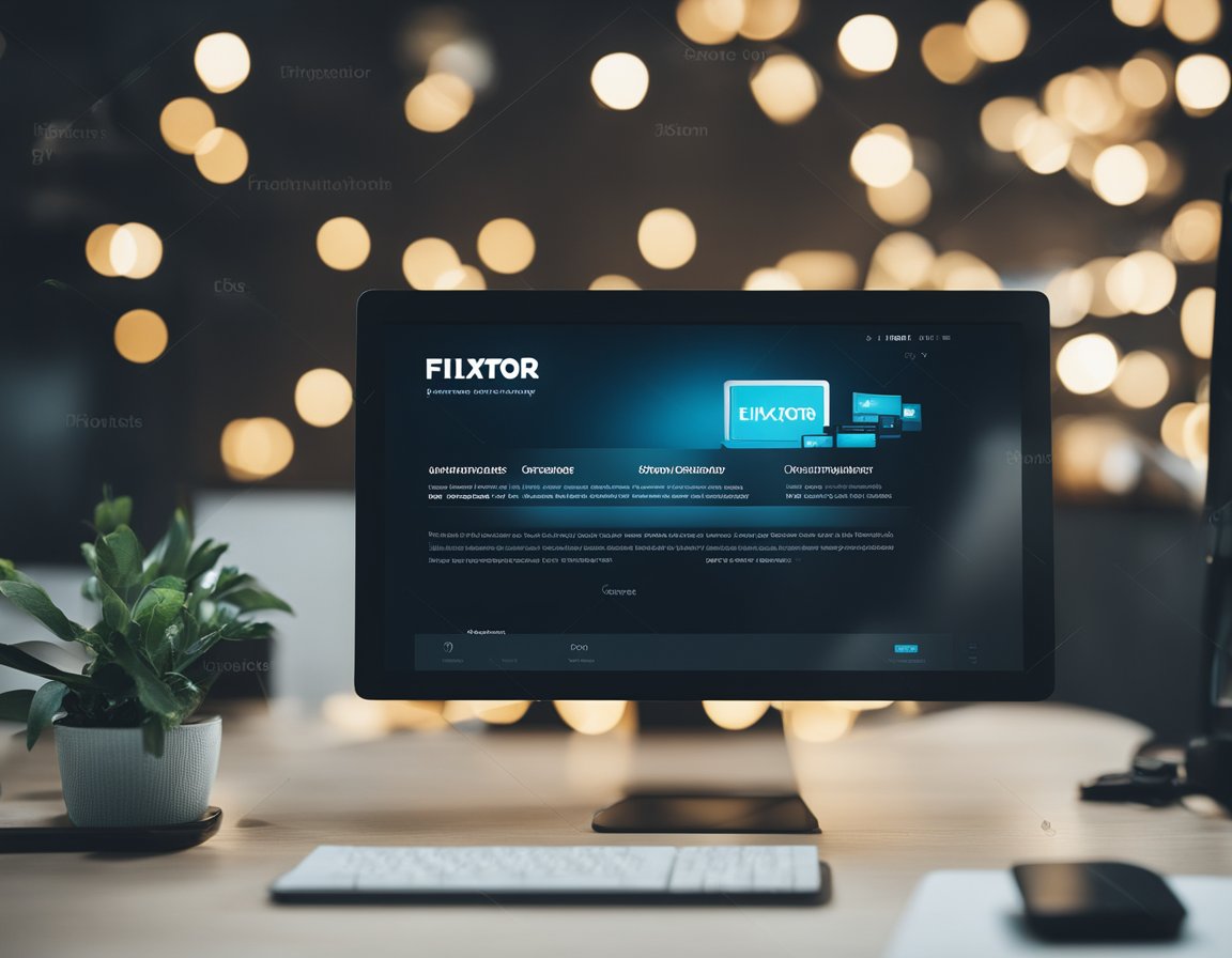 A computer screen displaying Flixtor's homepage with alternative streaming options listed below