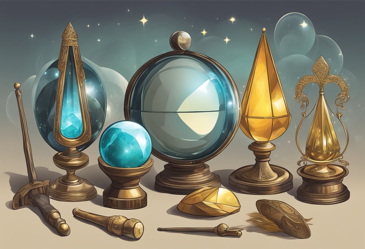 Ancient tools for seeing the future: Crystal balls, mirrors, and the Sphere of Divination. Symbolism and archetypes in the art of fortune-telling