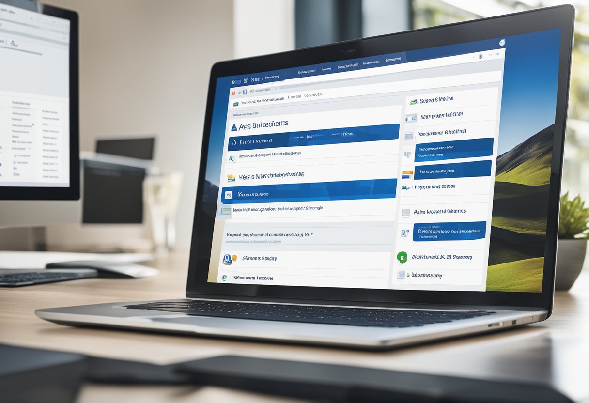 A computer screen displaying the Atlassian Jira Software homepage with a list of frequently asked questions and a search bar