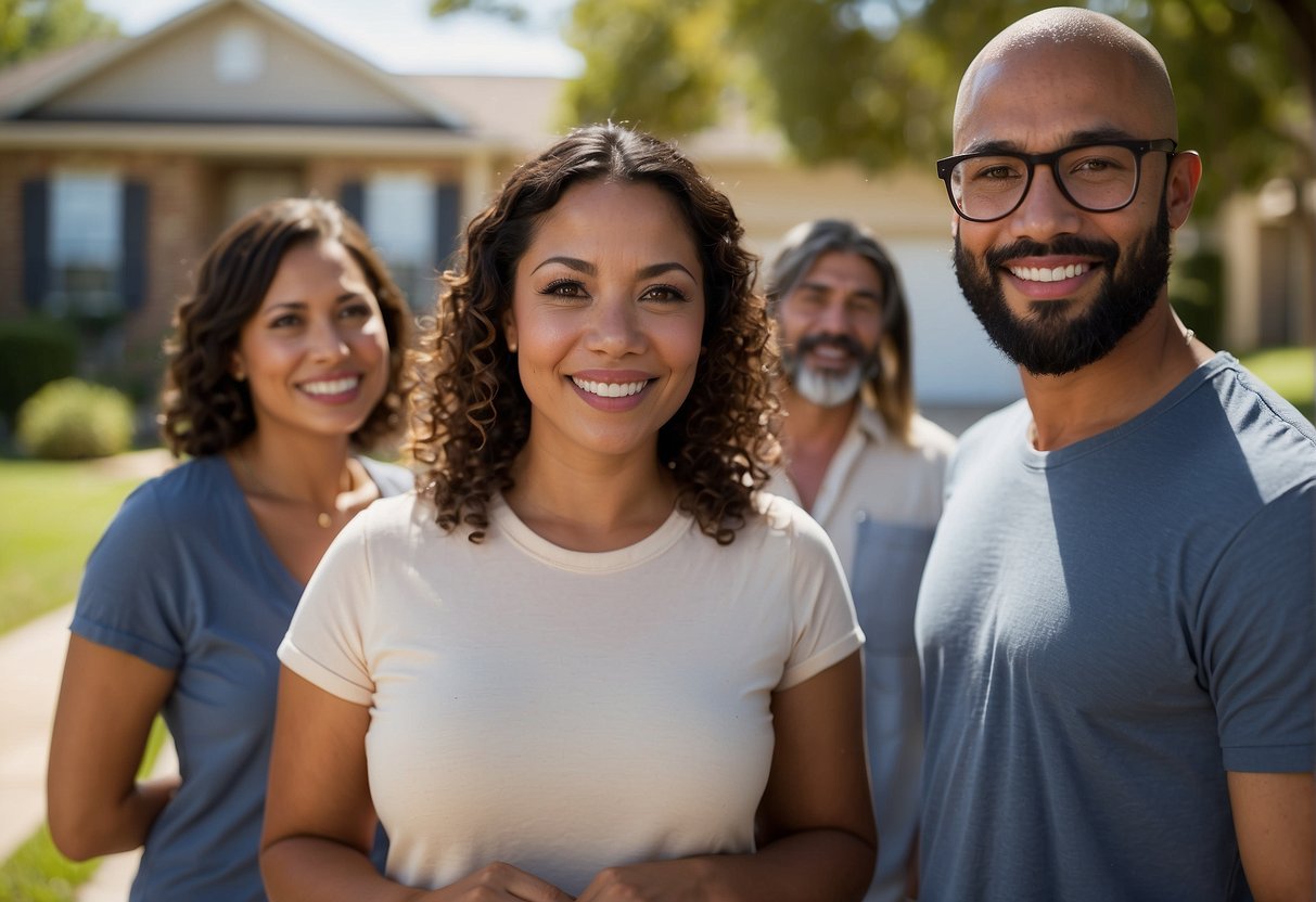 A diverse group of Texas homebuyers receive guidance on available assistance programs and best practices for securing house loans