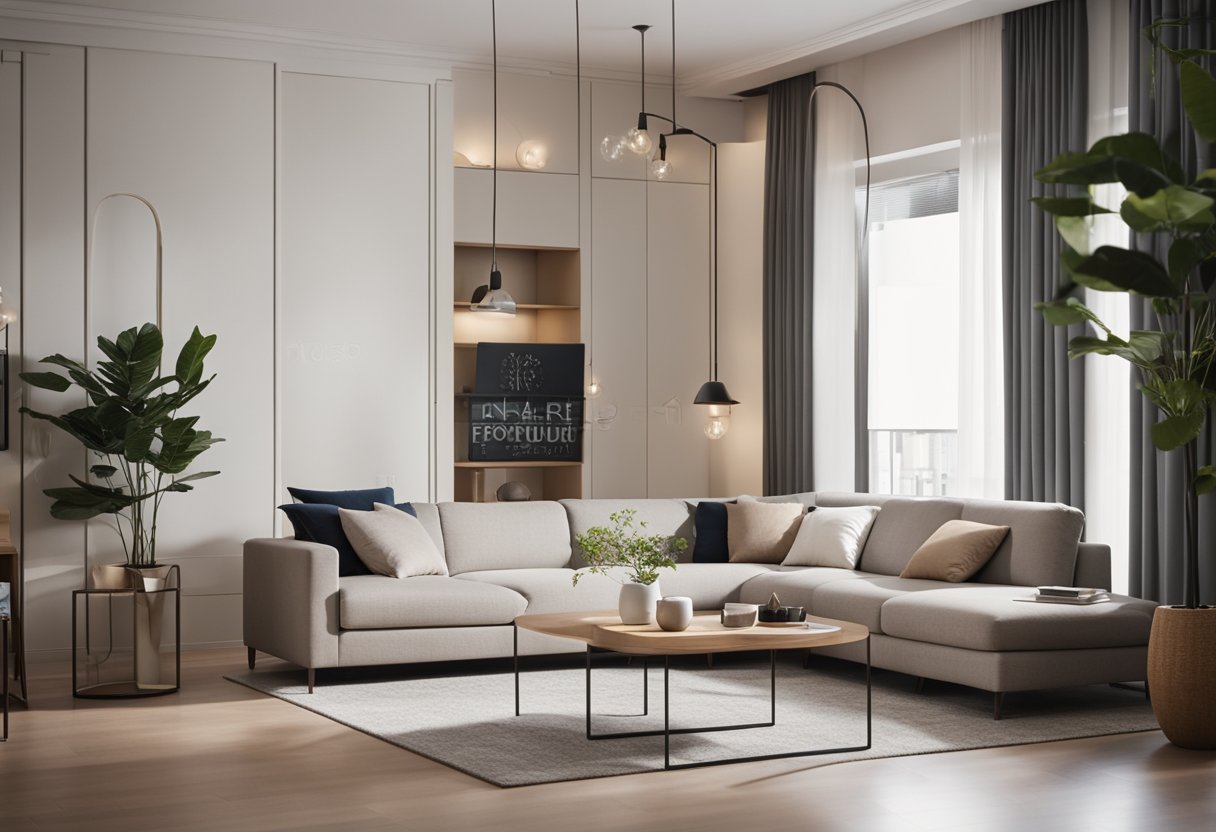 A cozy living room with affordable, stylish furniture from nova furniture singapore. Bright, natural lighting and a minimalist design create a welcoming atmosphere