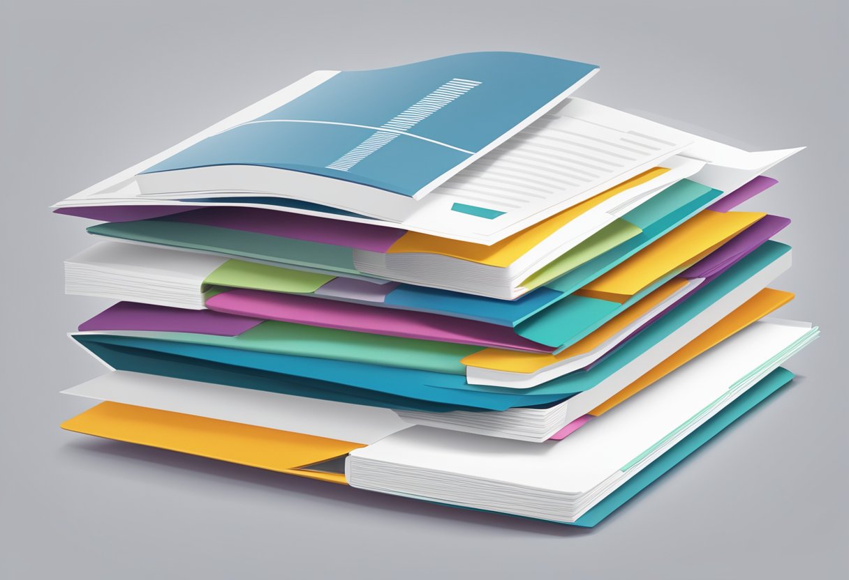 A stack of university ranking reports sits on a desk, with one open to a page showing a graph of changing trends