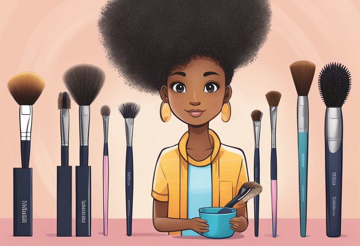 Natural hair brushes soak in gentle cleanser, then gently scrubbed with warm water. After rinsing, brushes are reshaped and left to air dry